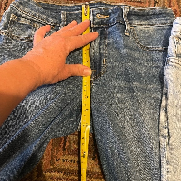 Set Of 3 Old Navy H&M Jeans Pants Shorts Blue Denim Size 4 - Picture 8 of 14